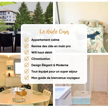 Bide Ona - Centre - Terrasse - Parking Apartment *
