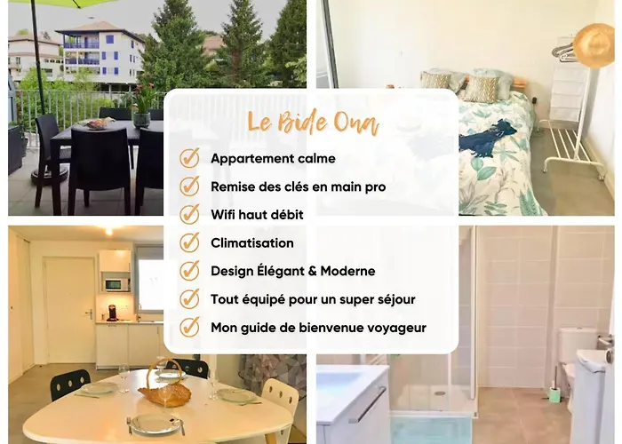 Bide Ona - Centre - Terrasse - Parking Apartmán *